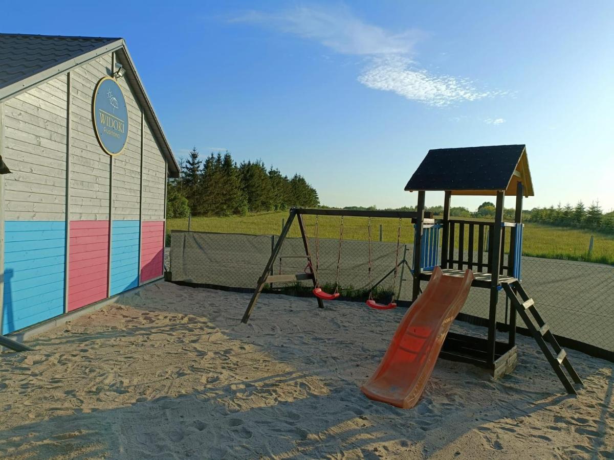 Widoki Rusinowo Domki Letniskowe Exterior foto